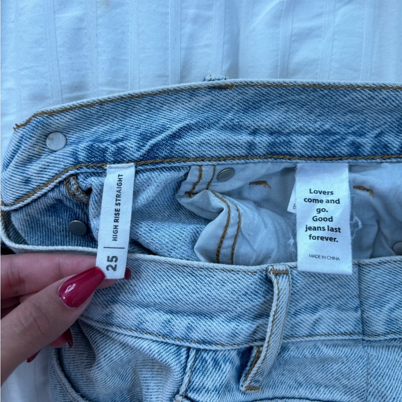 High rise straight jeans - Picture 3 of 6